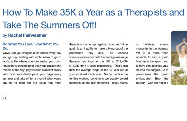 How to make 35K a year and take the summers off!